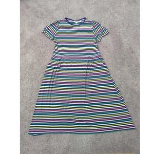 Boden Lucinda Midi Dress Womens‎ 18R Striped Cotton Blend